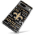 NFL New Orleans Saints Black Blast Google Pixel 7a Clear Case